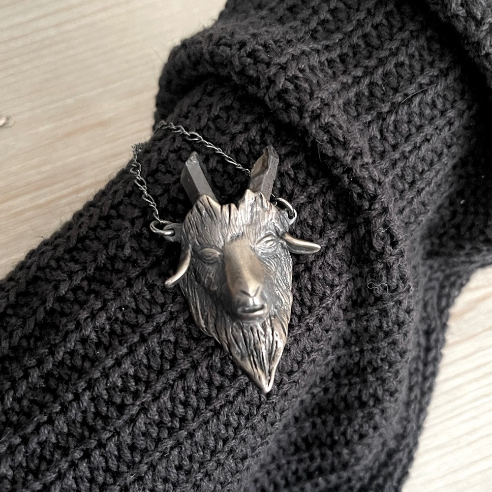 Burial Ground Mini Horned God Necklace